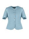 CBK Suits Bibi Blazer Light Blue with Rhinestone