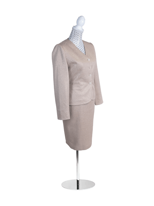 CBK Suits Icy Suit Champagne with Rhinestone