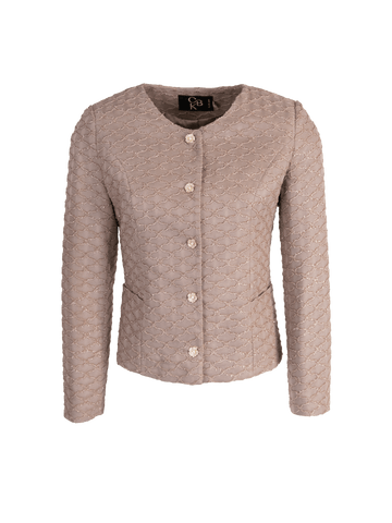 CBK Suits Nouveau Blazer Mesh Warm Beige